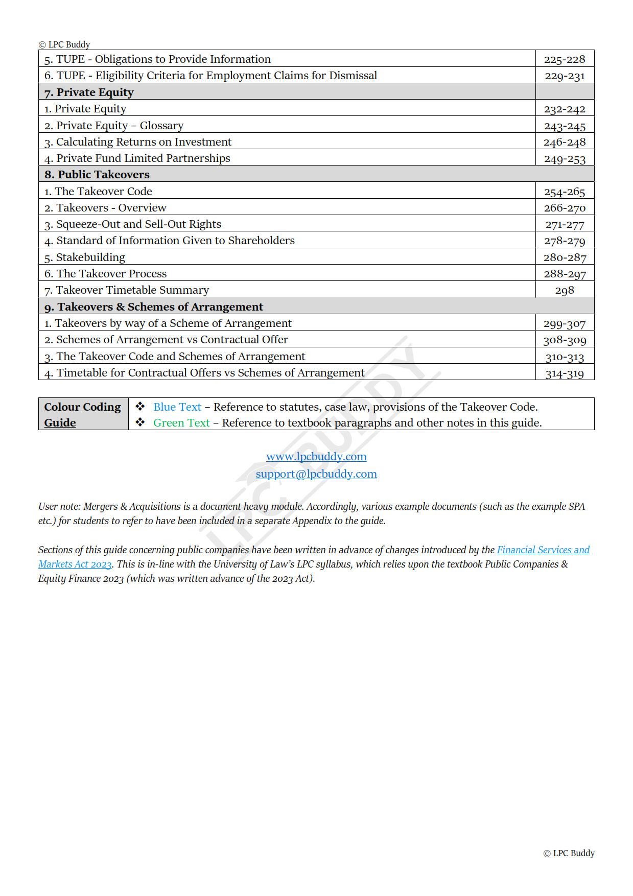 LPC Buddy™ 2024 | Mergers & Acquisitions | Distinction Level Study Guide for the LPC (Electronic)