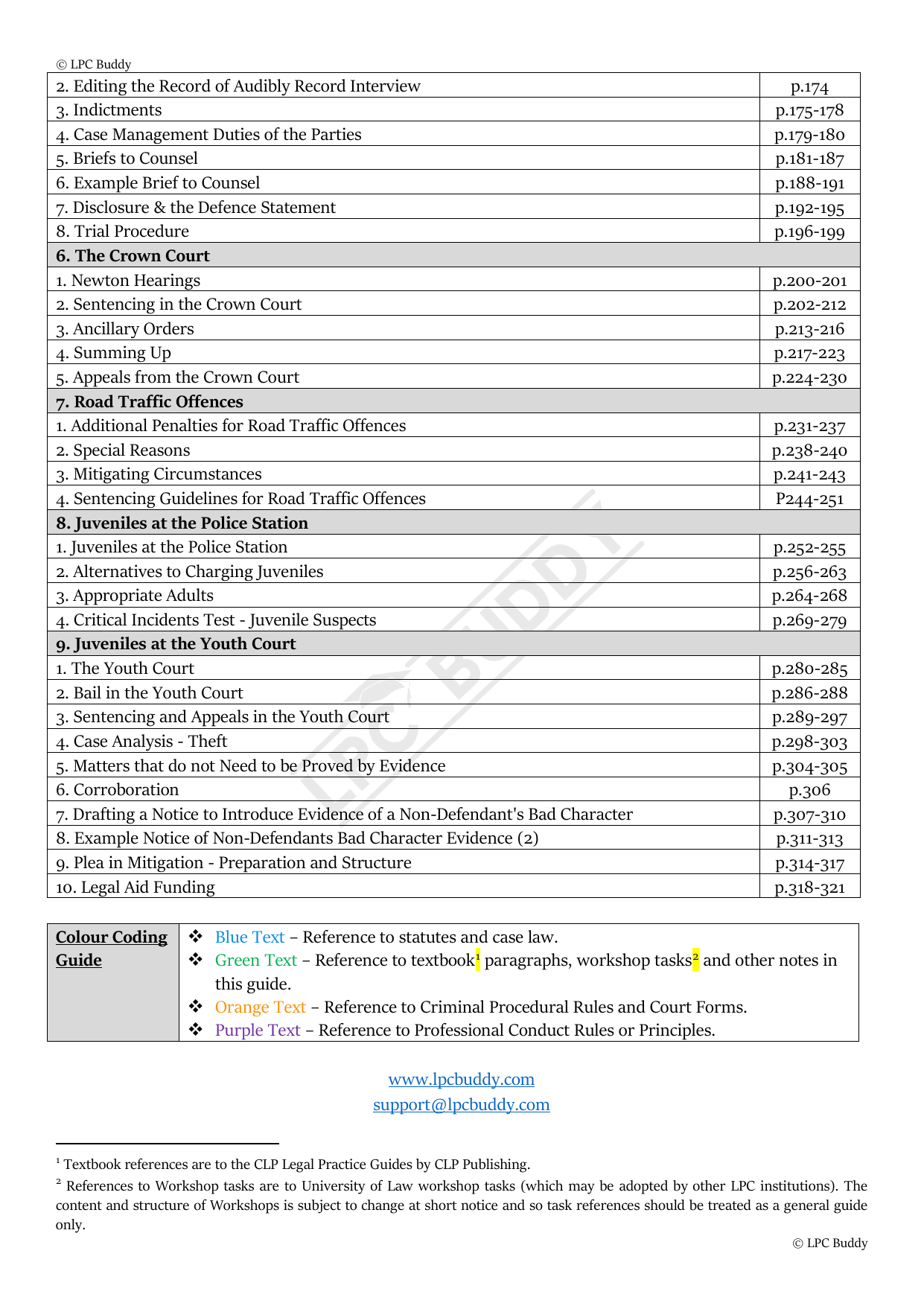 LPC Buddy™ 2025 | Advanced Criminal Law | Distinction Level Study Guide for the LPC (Electronic)