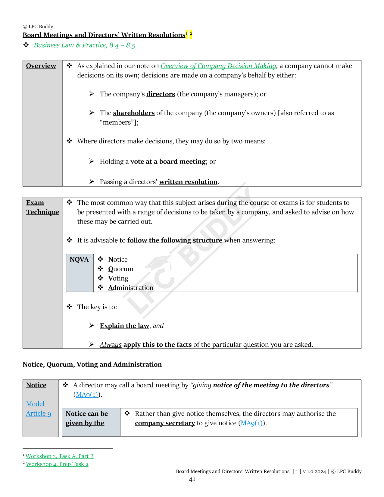 LPC Buddy™ 2024 / 25 | Complete Core Module Guide | Digital Distinction Level Study Guide for the LPC