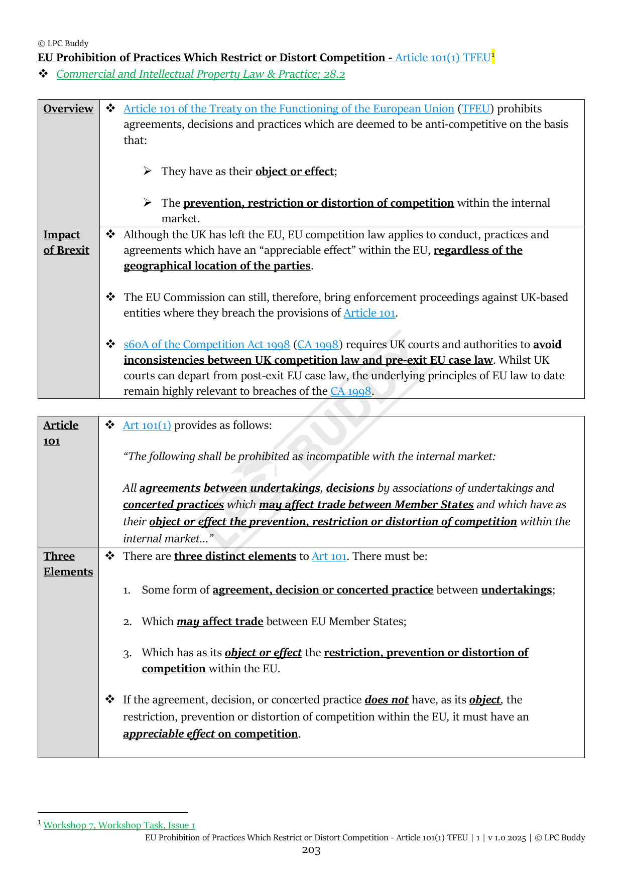 LPC Buddy™ 2025 | Commercial Law | Distinction Level Study Guide for the LPC (Electronic)