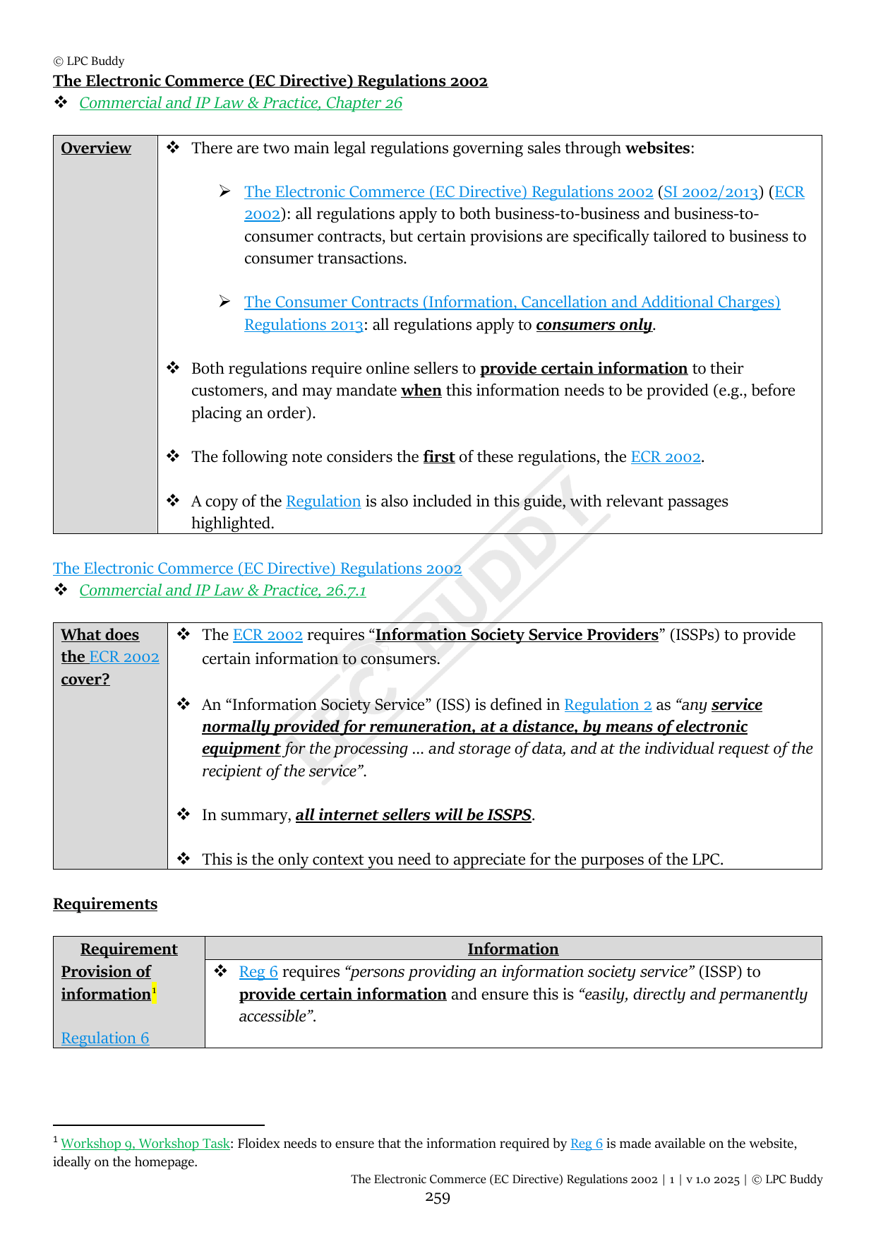 LPC Buddy™ 2025 | Commercial Law | Distinction Level Study Guide for the LPC (Electronic)