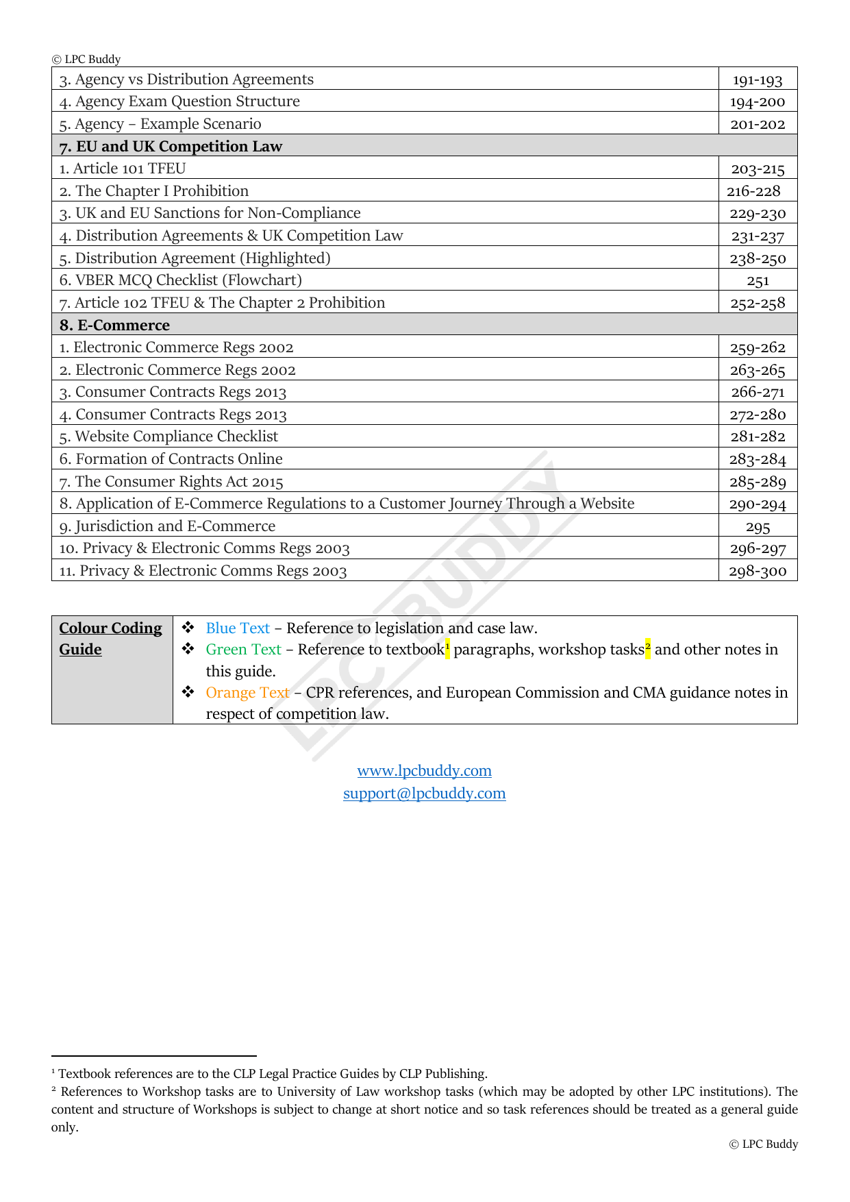LPC Buddy™ 2025 | Commercial Law | Distinction Level Study Guide for the LPC (Electronic)
