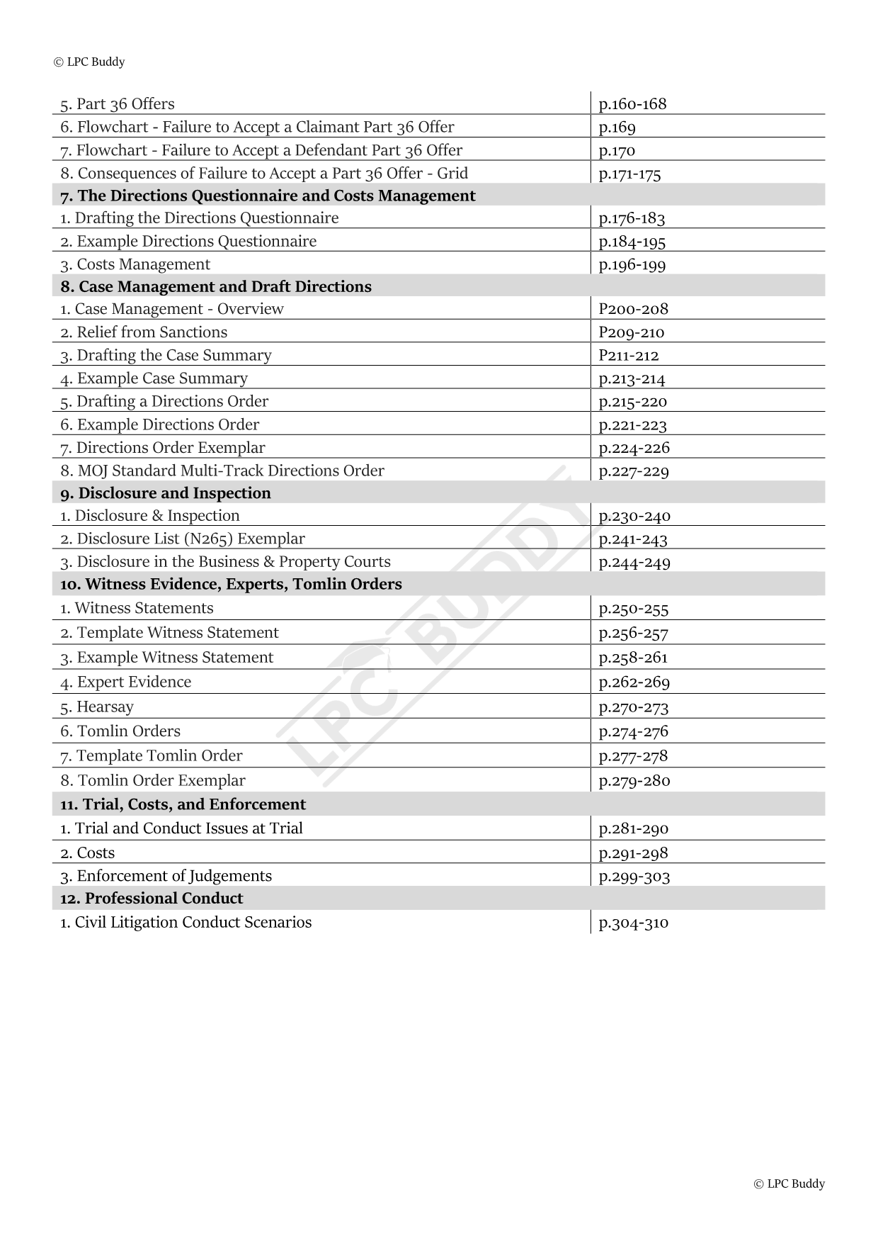 LPC Buddy™ 2024 / 25 | Dispute Resolution / Civil & Criminal Litigation | Digital Distinction Level Study Guide for the LPC