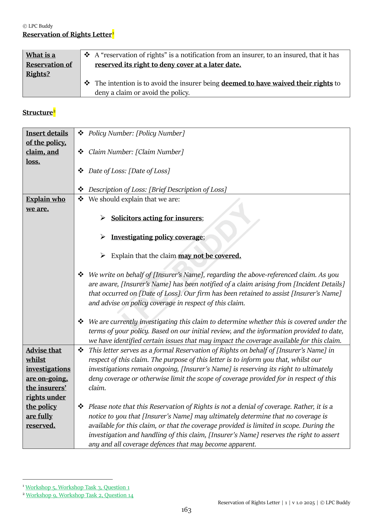 LPC Buddy™ 2025 | Insurance Law | Distinction Level Study Guide for the LPC (Electronic)