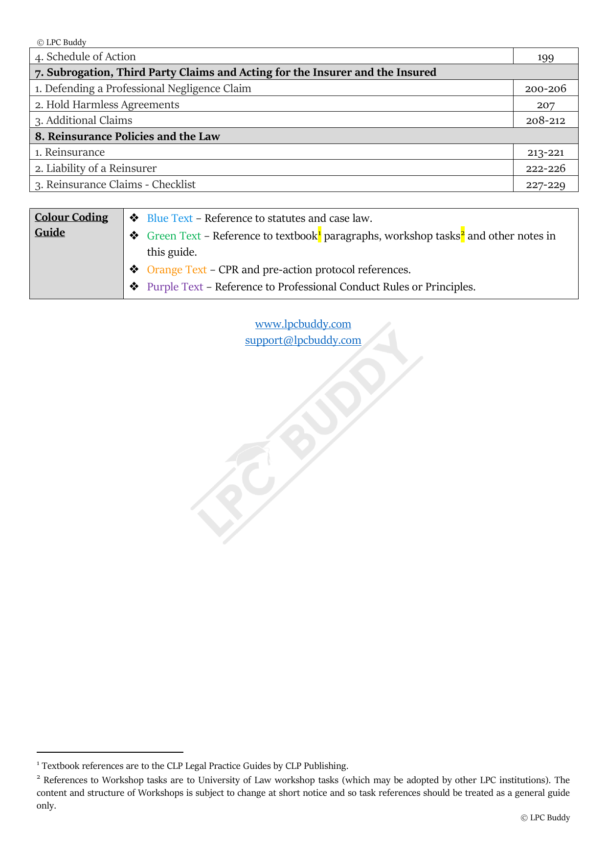 LPC Buddy™ 2025 | Insurance Law | Distinction Level Study Guide for the LPC (Electronic)