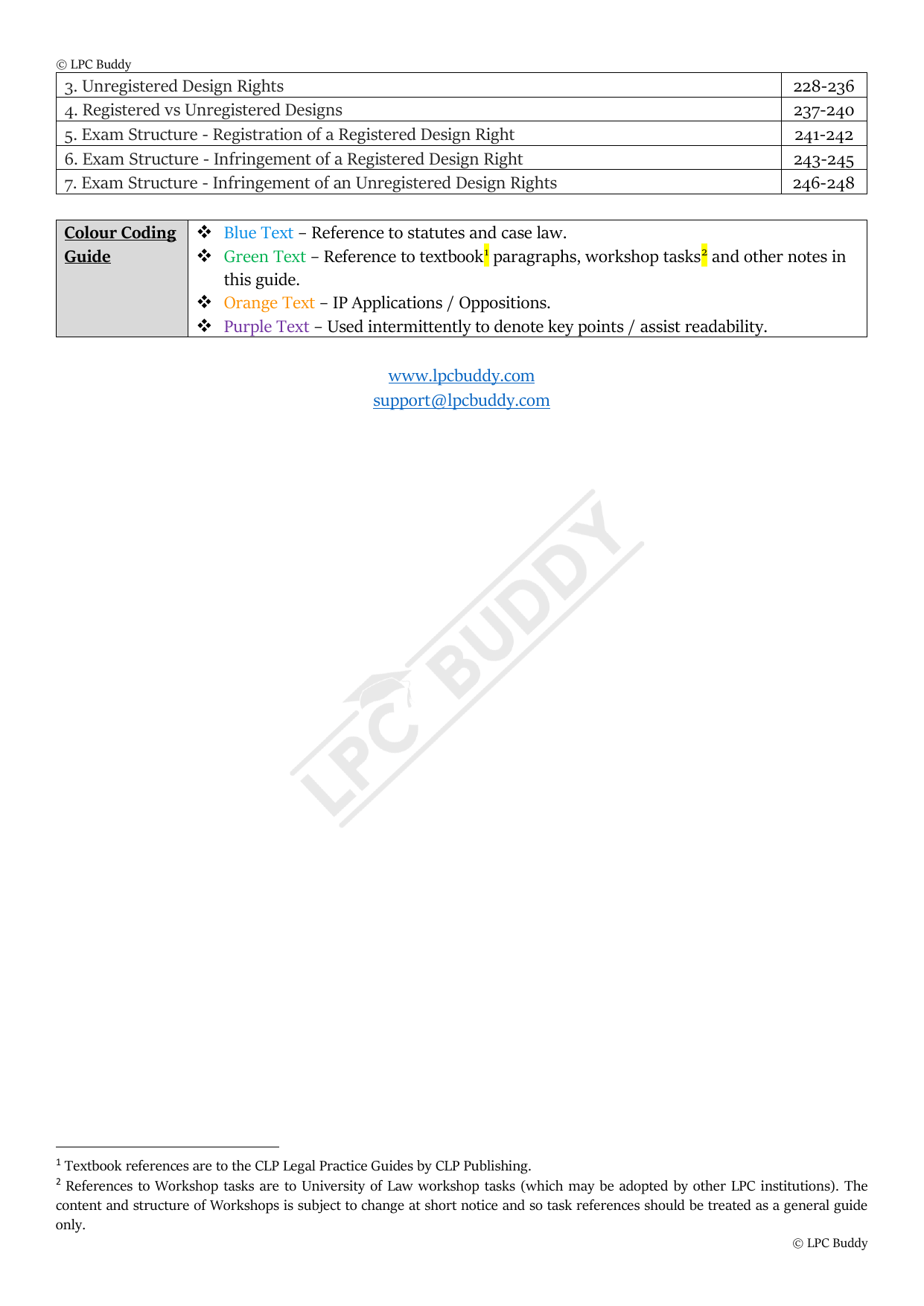LPC Buddy™ 2025 | Intellectual Property Law & Practice | Distinction Level Study Guide for the LPC (Electronic)