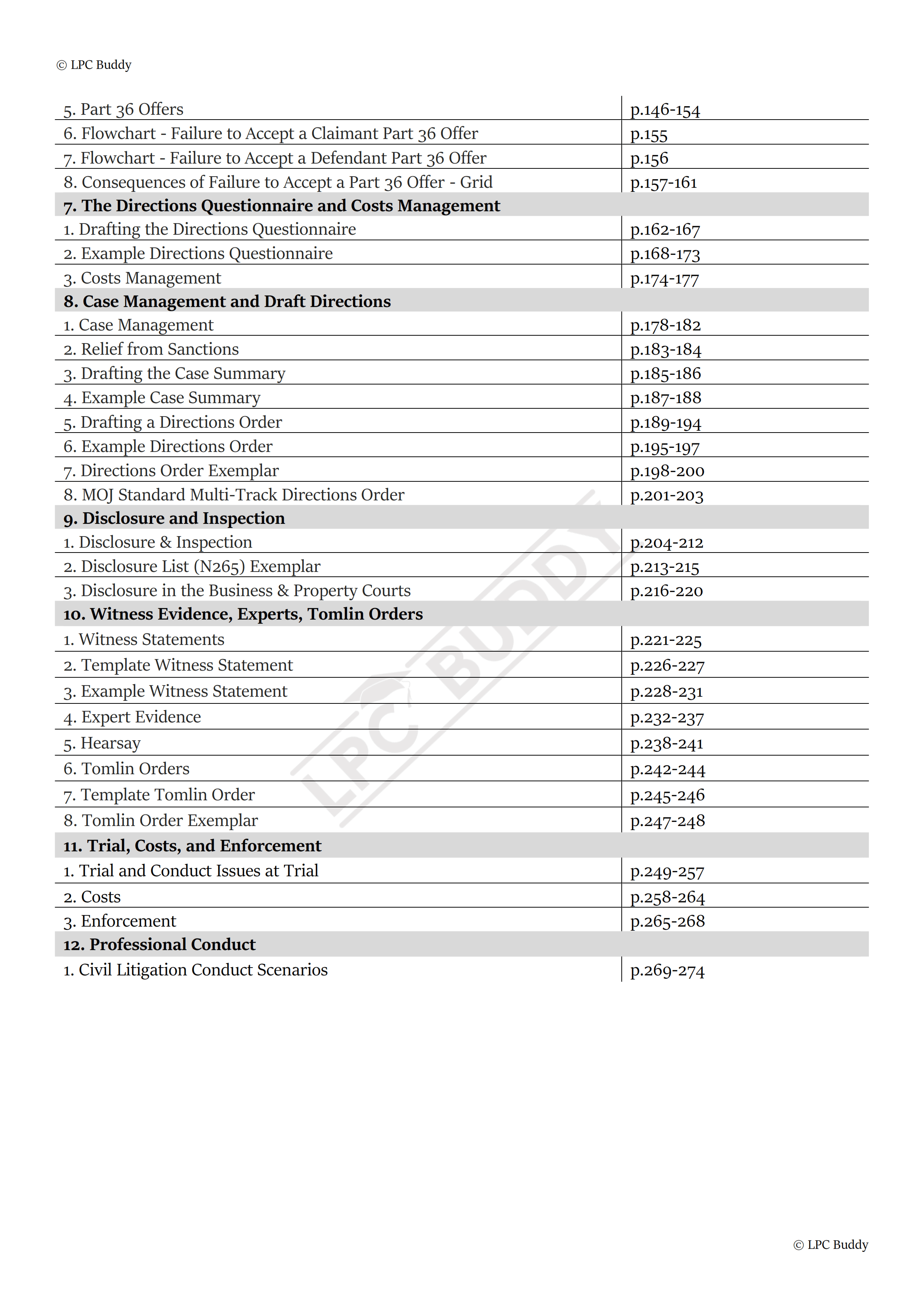 LPC Buddy™ 2023 / 24 | Dispute Resolution / Civil & Criminal Litigation | Digital Distinction Level Study Guide for the LPC