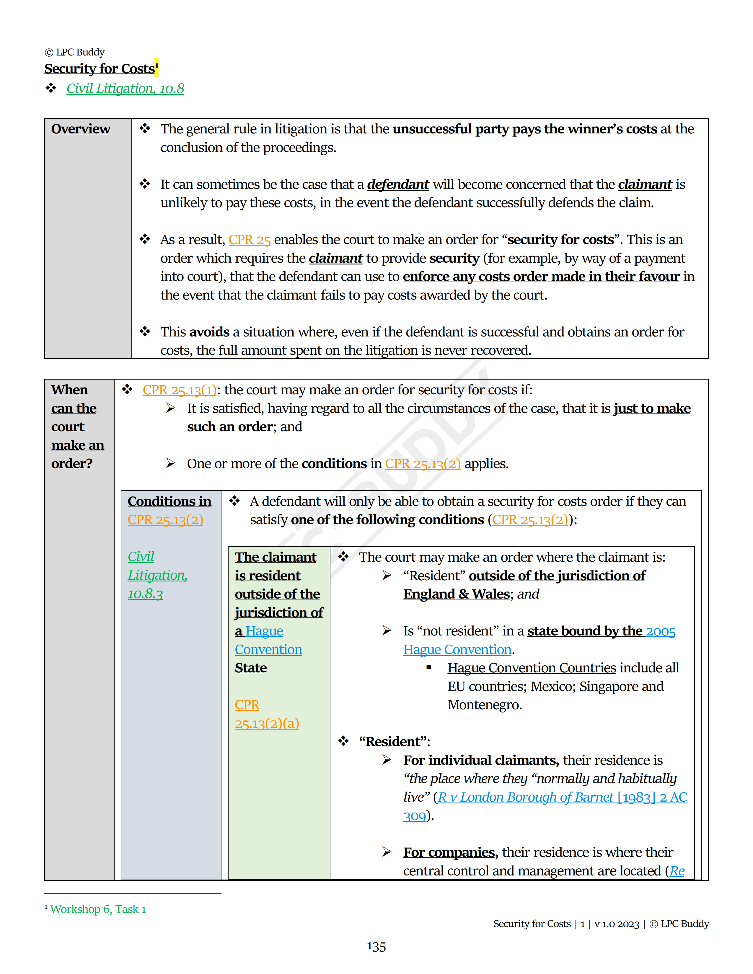 LPC Buddy™ 2023 / 24 | Dispute Resolution / Civil & Criminal Litigation | Digital Distinction Level Study Guide for the LPC