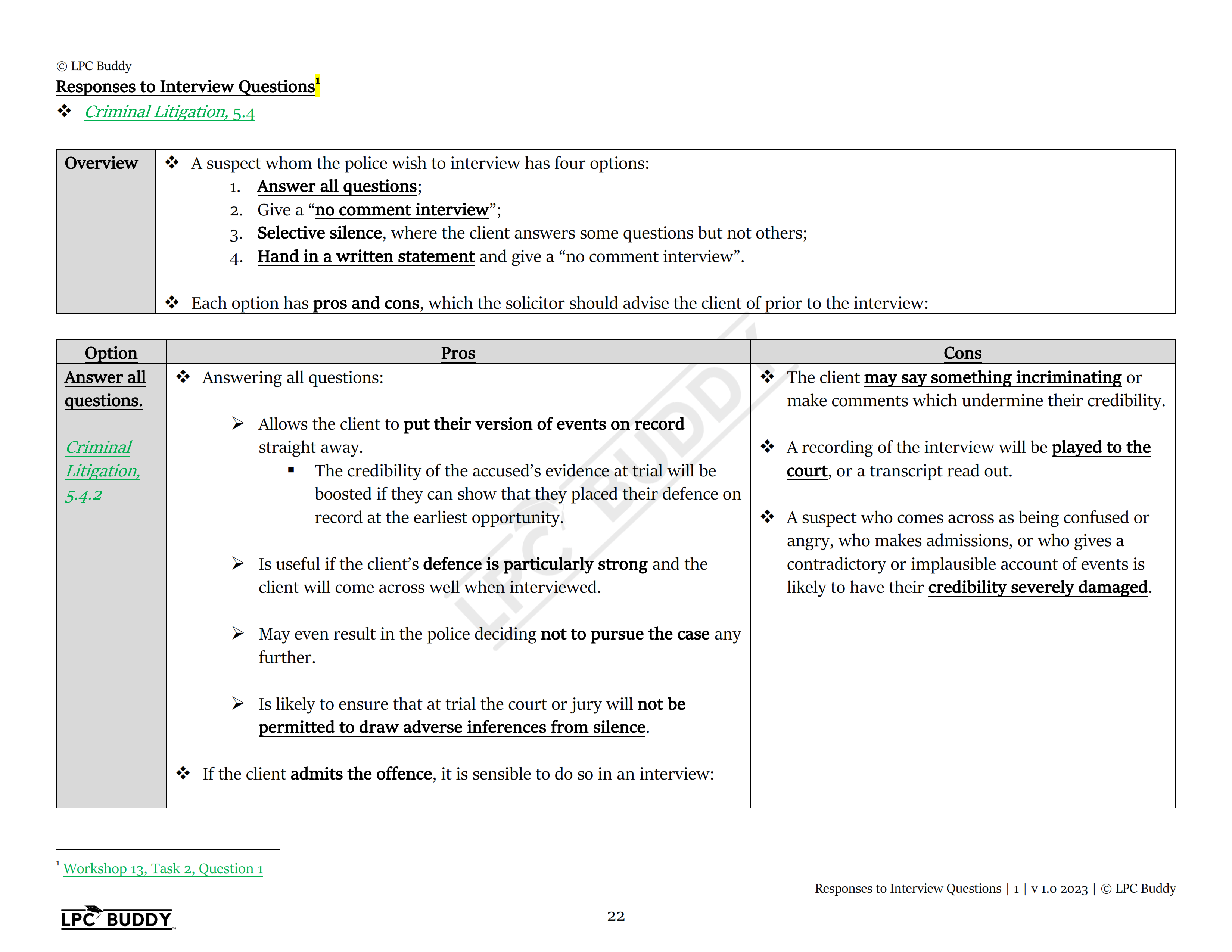 LPC Buddy™ 2023 / 24 | Dispute Resolution / Civil & Criminal Litigation | Digital Distinction Level Study Guide for the LPC