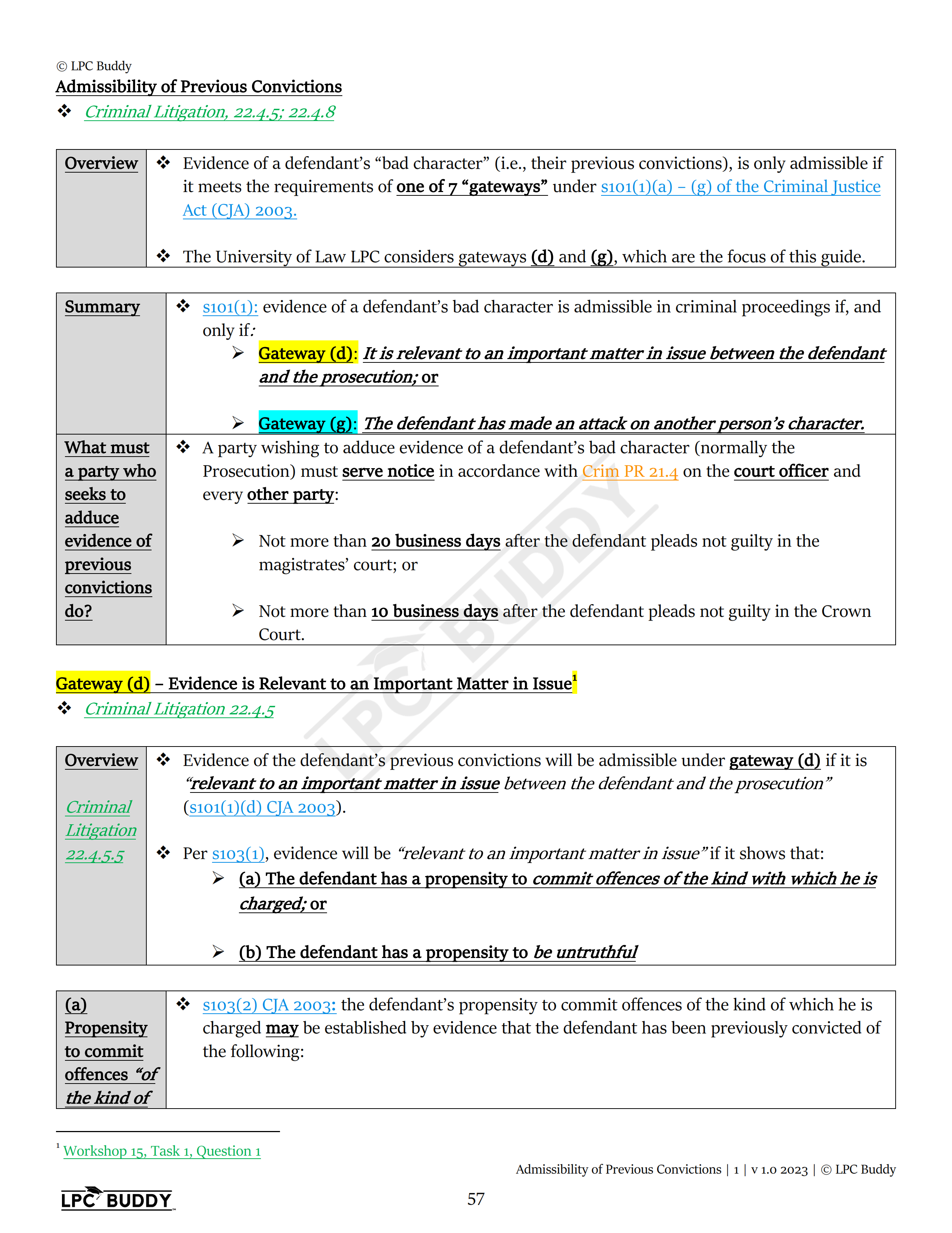 LPC Buddy™ 2023 / 24 | Dispute Resolution / Civil & Criminal Litigation | Digital Distinction Level Study Guide for the LPC