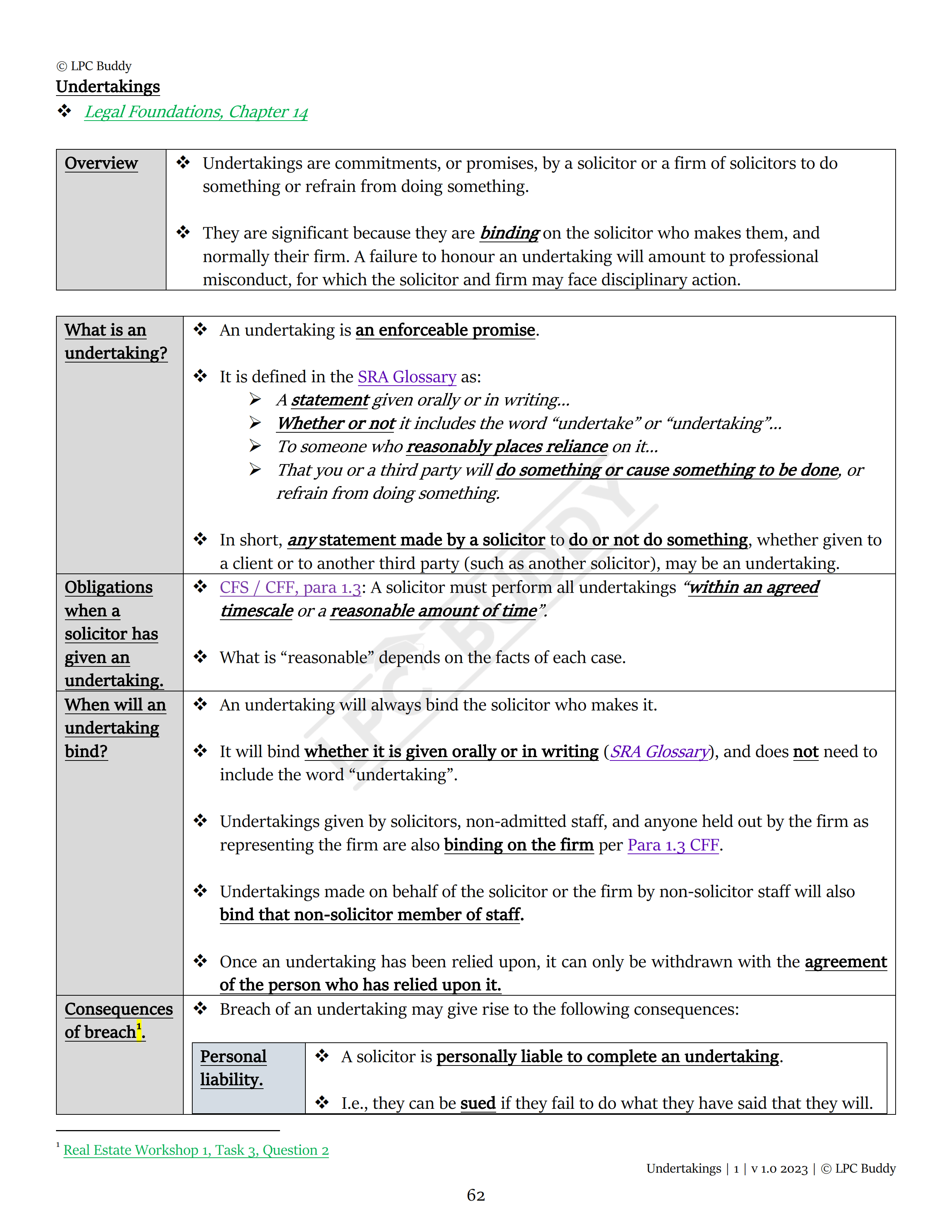 LPC Buddy™ 2023 / 24 | Professional Conduct & Regulation | Digital Distinction Level Study Guide for the LPC