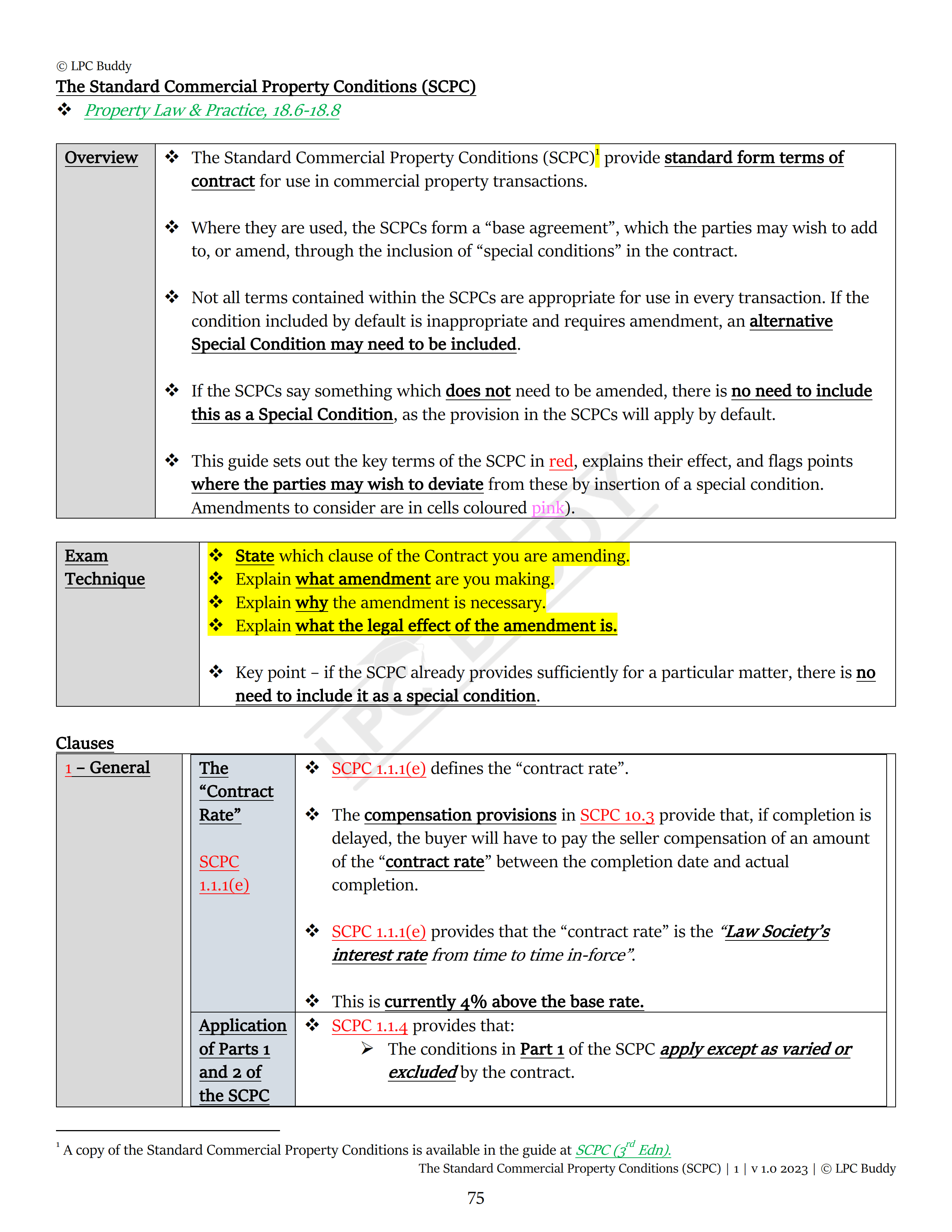 LPC Buddy™ 2023 / 24 | Real Estate / Property Law & Practice | Digital Distinction Level Study Guide for the LPC