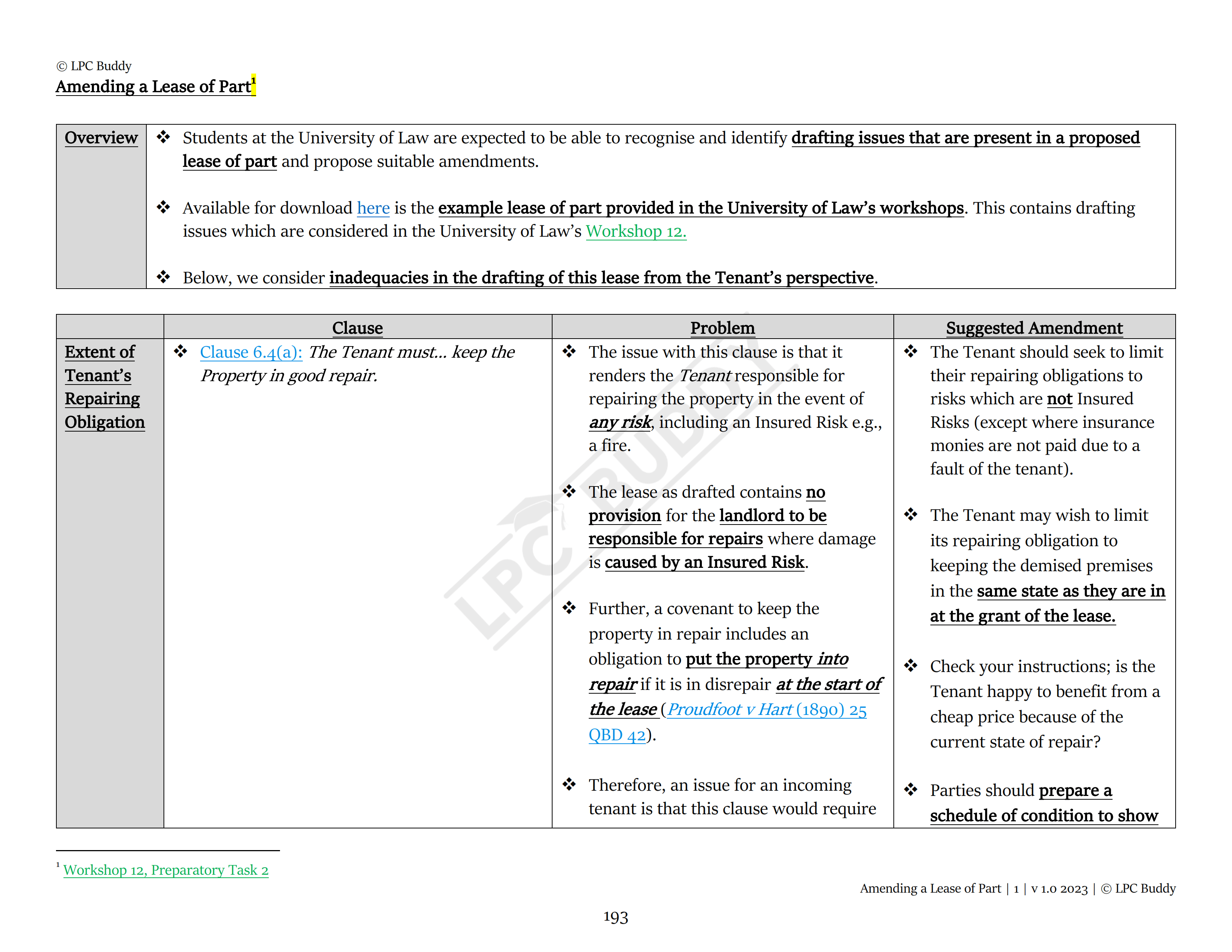 LPC Buddy™ 2023 / 24 | Real Estate / Property Law & Practice | Digital Distinction Level Study Guide for the LPC