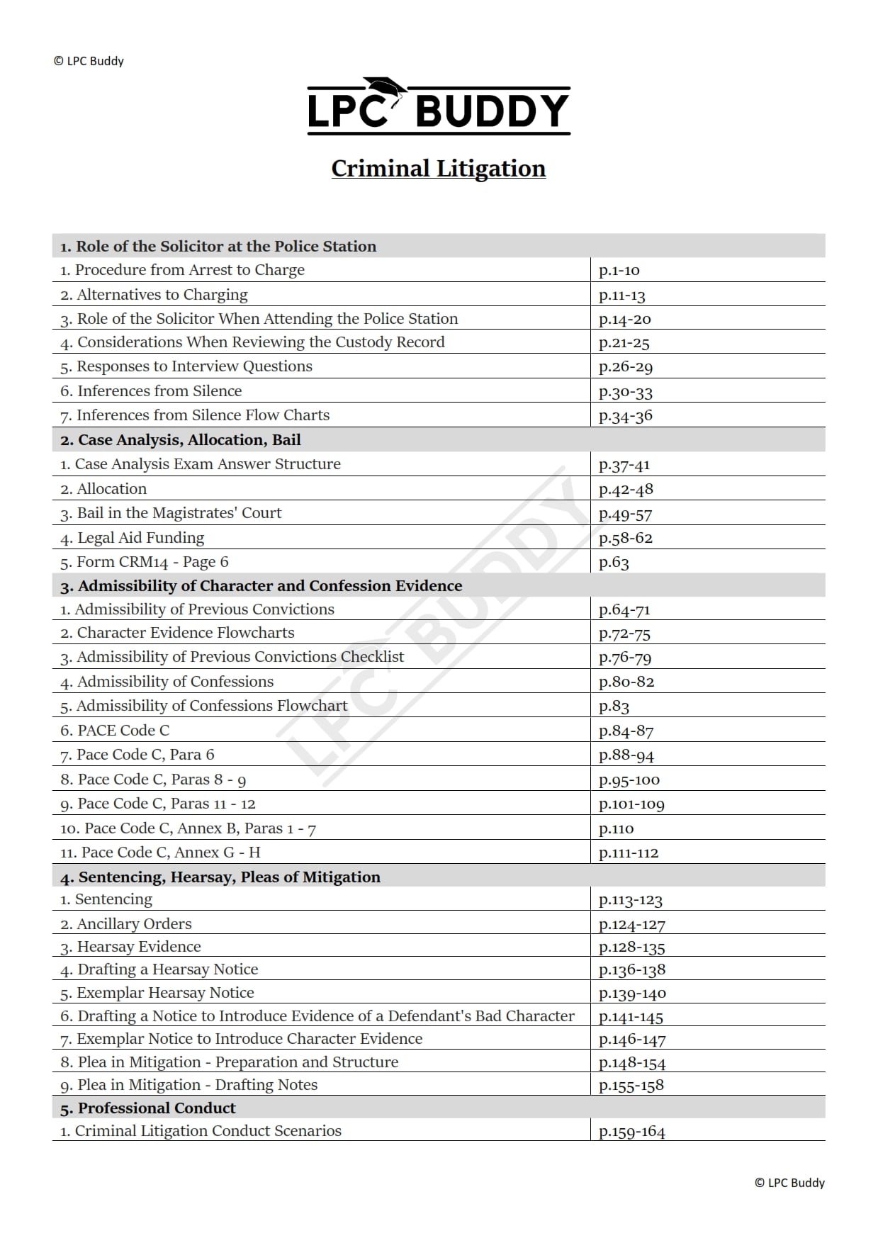 LPC Buddy™ 2025 / 26 | Dispute Resolution (Civil & Criminal Litigation) | Digital Distinction Level Study Guide for the LPC