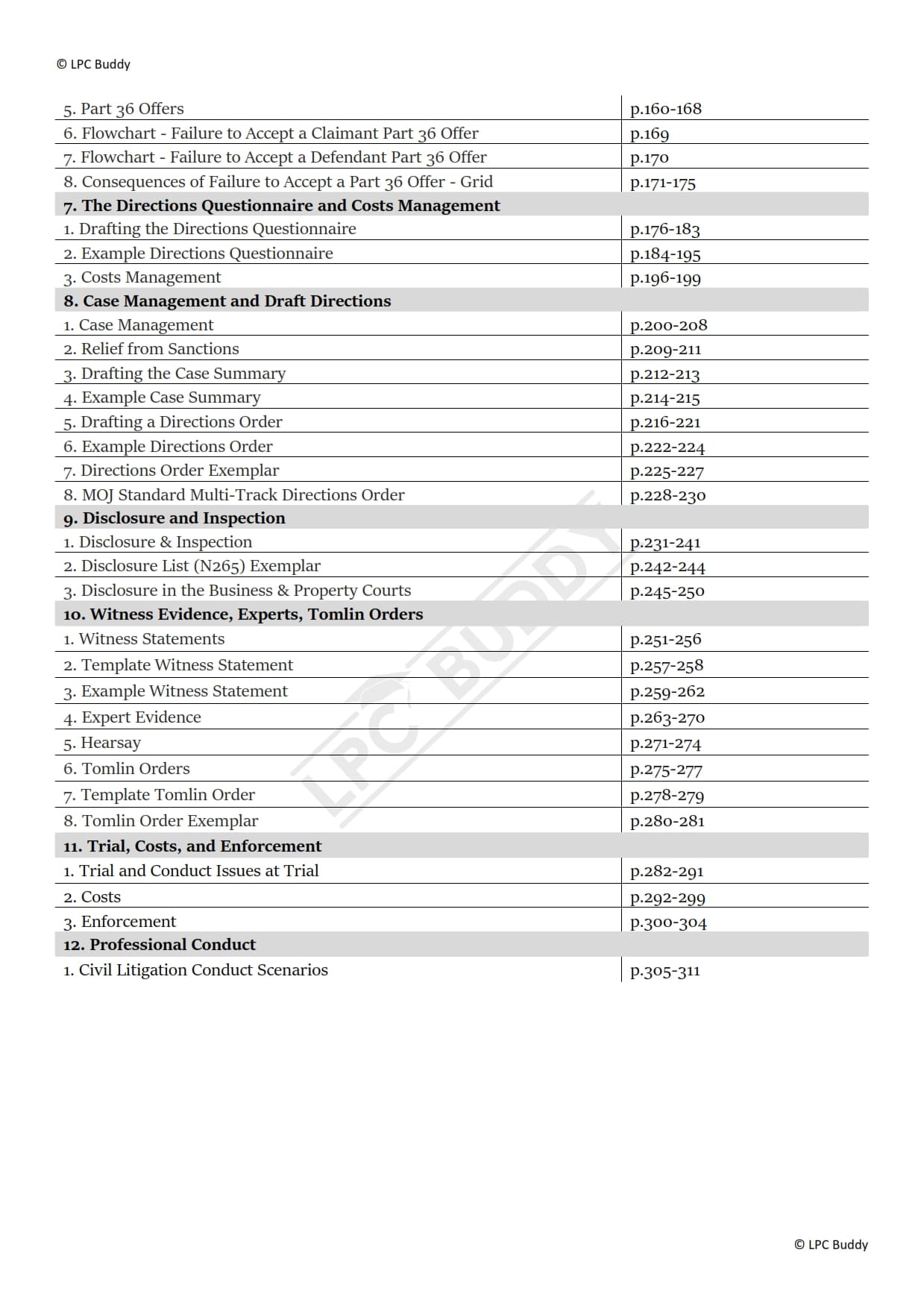 LPC Buddy™ 2025 / 26 | Dispute Resolution (Civil & Criminal Litigation) | Digital Distinction Level Study Guide for the LPC