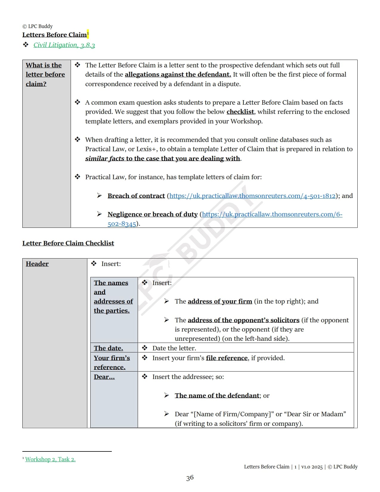 LPC Buddy™ 2025 / 26 | Complete Core Module Guide | Digital Distinction Level Study Guide for the LPC
