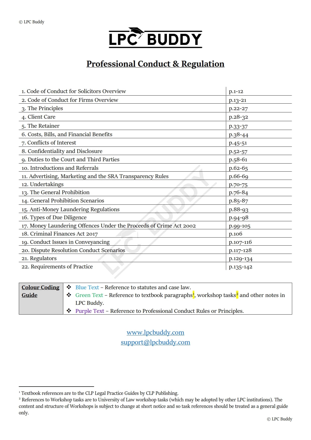 LPC Buddy™ 2025 / 26 | Complete Core Module Guide | Digital Distinction Level Study Guide for the LPC
