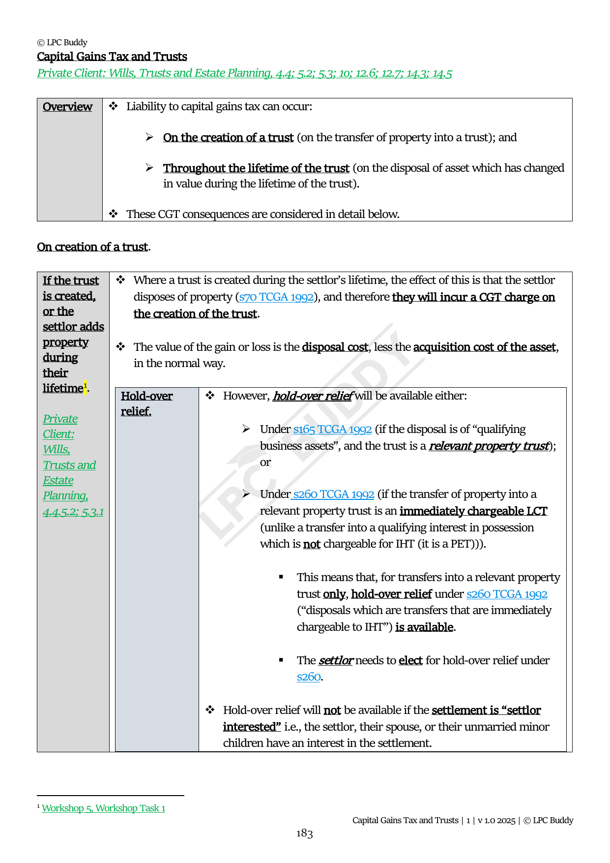 LPC Buddy™ 2025 | Private Client Law and Practice | Distinction Level Study Guide for the LPC (Electronic)