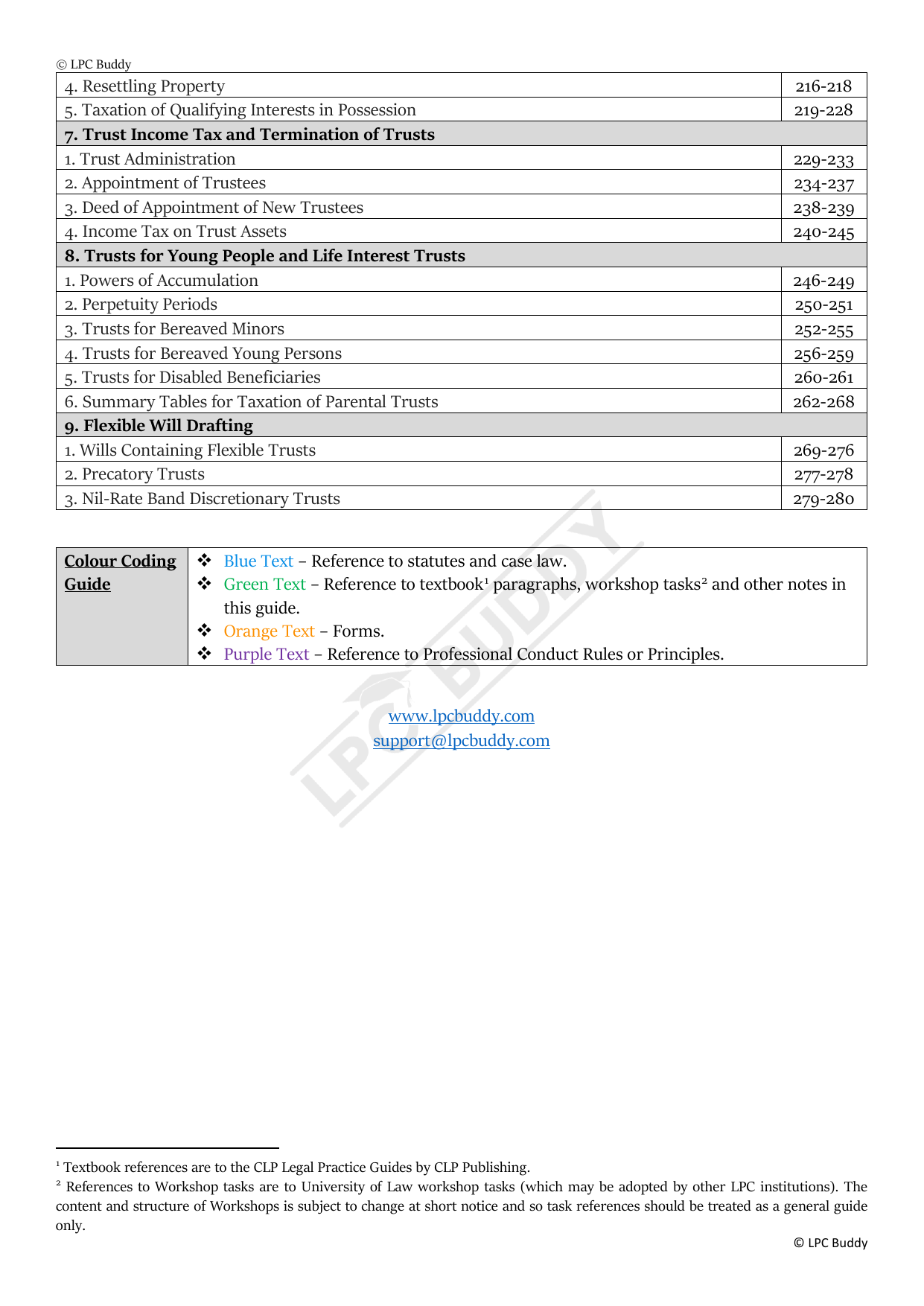 LPC Buddy™ 2025 | Private Client Law and Practice | Distinction Level Study Guide for the LPC (Electronic)