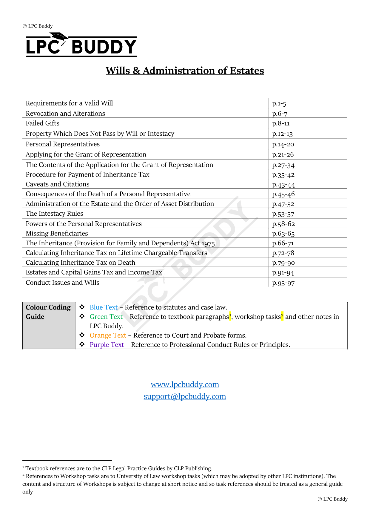 LPC Buddy™ 2024 / 25 | Complete Core Module Guide | Digital Distinction Level Study Guide for the LPC
